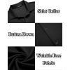 imageCOOFANDY Mens Casual Button Down Shirt Wrinkle Free Shirts Long Sleeve Dress ShirtBlack