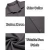 imageCOOFANDY Mens Casual Button Down Shirt Wrinkle Free Shirts Long Sleeve Dress ShirtDark Gray