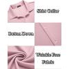 imageCOOFANDY Mens Casual Button Down Shirt Wrinkle Free Shirts Long Sleeve Dress ShirtDark Pink