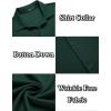 imageCOOFANDY Mens Casual Button Down Shirt Wrinkle Free Shirts Long Sleeve Dress ShirtLake Green