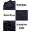 imageCOOFANDY Mens Casual Button Down Shirt Wrinkle Free Shirts Long Sleeve Dress ShirtNavy Blue