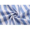 imageCOOFANDY Mens Cotton Linen Henley TShirts Long Sleeve Hippie Casual Beach TShirtsBlue White Striped