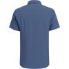 imageCOOFANDY Mens Cuban Guayabera Shirt Short Sleeve Button Down Shirts Casual Summer Beach Linen ShirtsDark Blue