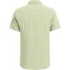 imageCOOFANDY Mens Cuban Guayabera Shirt Short Sleeve Button Down Shirts Casual Summer Beach Linen ShirtsLight Green