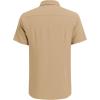 imageCOOFANDY Mens Cuban Guayabera Shirt Short Sleeve Button Down Shirts Casual Summer Beach Linen ShirtsLight Tan