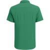 imageCOOFANDY Mens Cuban Guayabera Shirt Short Sleeve Button Down Shirts Casual Summer Beach Linen ShirtsOasis Green
