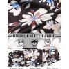 imageCOOFANDY Mens Hawaiian Shirts Short Sleeve Button Down Aloha Shirt Casual Beach ClothesBlack Beige Flower