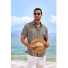 imageCOOFANDY Mens Linen Shirts Short Sleeve Casual Shirts Button Down Shirt for Men Beach Summer Wedding ShirtBrown