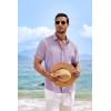 imageCOOFANDY Mens Linen Shirts Short Sleeve Casual Shirts Button Down Shirt for Men Beach Summer Wedding ShirtLavender