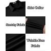 imageCOOFANDY Mens Long Sleeve Wrinkle Free Shirts Button Down Casual Stretch Dress ShirtBlack
