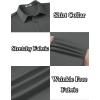 imageCOOFANDY Mens Long Sleeve Wrinkle Free Shirts Button Down Casual Stretch Dress ShirtDark Gray