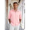 imageCOOFANDY Mens Long Sleeve Wrinkle Free Shirts Button Down Casual Stretch Dress ShirtDark Pink