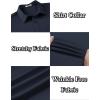imageCOOFANDY Mens Long Sleeve Wrinkle Free Shirts Button Down Casual Stretch Dress ShirtNavy Blue