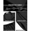 imageCOOFANDY Mens Summer Beach Outfits 2 Piece Short Sleeve Shirts and Shorts Vacation Texture Linen Sets for MenBlack