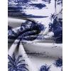 imageCOOFANDY Mens Summer Beach Outfits 2 Piece Short Sleeve Shirts and Shorts Vacation Texture Linen Sets for MenCoconut Treewhite