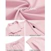 imageCOOFANDY Mens Summer Beach Outfits 2 Piece Short Sleeve Shirts and Shorts Vacation Texture Linen Sets for MenPink