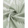 imageCOOFANDY Mens Summer Beach Outfits 2 Piece Short Sleeve Shirts and Shorts Vacation Texture Linen Sets for MenSage Green  Leaf