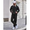 imageCOOFANDY Mens Tracksuit 2 Piece Set Hoodie Sweatsuits Athletic Jogging Suits Casual Sports Outfits01black