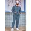 imageCOOFANDY Mens Tracksuit 2 Piece Set Hoodie Sweatsuits Athletic Jogging Suits Casual Sports OutfitsBluegray