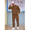 imageCOOFANDY Mens Tracksuit 2 Piece Set Hoodie Sweatsuits Athletic Jogging Suits Casual Sports OutfitsBrown