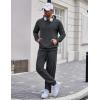 imageCOOFANDY Mens Tracksuit 2 Piece Set Hoodie Sweatsuits Athletic Jogging Suits Casual Sports OutfitsDark Grey