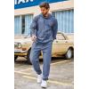 imageCOOFANDY Mens Tracksuit 2 Piece Set Hoodie Sweatsuits Athletic Jogging Suits Casual Sports OutfitsDenim Blue