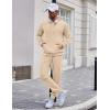 imageCOOFANDY Mens Tracksuit 2 Piece Set Hoodie Sweatsuits Athletic Jogging Suits Casual Sports OutfitsKhaki