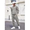 imageCOOFANDY Mens Tracksuit 2 Piece Set Hoodie Sweatsuits Athletic Jogging Suits Casual Sports OutfitsLight Grey