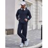 imageCOOFANDY Mens Tracksuit 2 Piece Set Hoodie Sweatsuits Athletic Jogging Suits Casual Sports OutfitsNavy