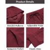 imageCOOFANDY Mens Tracksuit 2 Piece Set Hoodie Sweatsuits Athletic Jogging Suits Casual Sports OutfitsWine Red