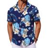 Navy - Plum Flower