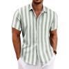 Light Green-white Stripes