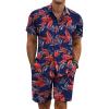 Leaves-navy Blue