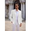 imageCOOFANDY Mens Casual Knit Blazer Two Button Lightweight Sport Coats Suit JacketWhite