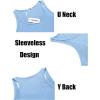 imageCOOFANDY Mens Workout Tank Top Ribbed Knit Sleeveless Gym Muscle T Shirts Bodybuilding TeeLight GreyLight Blue 2 Pcs