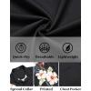 imageCOOFANDY Mens Hawaiian Tropical Shirts Short Sleeve Button Down Summer Beach Shirt with PocketBlack  Floral