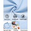 imageCOOFANDY Mens Hawaiian Tropical Shirts Short Sleeve Button Down Summer Beach Shirt with PocketSky Blue  Floral