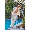 imageCOOFANDY Mens 2 Piece Outfit Casual Short Sleeve Button Down Shirt Beach Summer Loose Pant SetsBeige