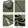 imageCOOFANDY Mens Button Down Shirts Short Sleeve Casual Shirts Summer Beach Shirts Vacation Wedding Shirts with PocketArmy Green