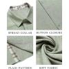 imageCOOFANDY Mens Button Down Shirts Short Sleeve Casual Shirts Summer Beach Shirts Vacation Wedding Shirts with PocketGreen