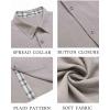 imageCOOFANDY Mens Button Down Shirts Short Sleeve Casual Shirts Summer Beach Shirts Vacation Wedding Shirts with PocketGrey