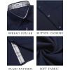 imageCOOFANDY Mens Button Down Shirts Short Sleeve Casual Shirts Summer Beach Shirts Vacation Wedding Shirts with PocketNavy Blue