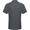 imageCOOFANDY Mens Casual Button Down Shirts Short Sleeve Textured Summer Beach Shirt with PocketDark Grey