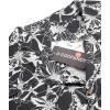 imageCOOFANDY Mens Hawaiian Shirt Short Sleeve Buttoon Down Shirts Casual Tropical Floral Summer Linen ShirtsBlack Floral