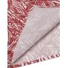 imageCOOFANDY Mens Hawaiian Shirt Short Sleeve Buttoon Down Shirts Casual Tropical Floral Summer Linen ShirtsPalm Leafred