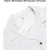 imageCOOFANDY Mens Hawaiian Shirt Short Sleeve Buttoon Down Shirts Casual Tropical Floral Summer Linen ShirtsWhite