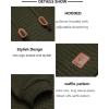 imageCOOFANDY Mens Hooded Sweatshirt Casual Long Sleeve Drawstring Waffle Knit Pullover HoodiesArmy Green