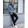 imageCOOFANDY Mens Hooded Sweatshirt Casual Long Sleeve Drawstring Waffle Knit Pullover HoodiesArmy Green