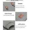 imageCOOFANDY Mens Hooded Sweatshirt Casual Long Sleeve Drawstring Waffle Knit Pullover HoodiesGrey