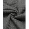 imageCOOFANDY Mens Hooded Sweatshirt Casual Long Sleeve Drawstring Waffle Knit Pullover HoodiesGreydark Grey